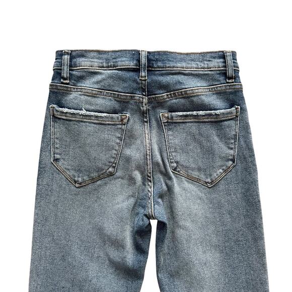 Kensie Jeans Women's Size 2/26 Sz 2 Blue Allie High Rise Slim Straight Preppy - Picture 12 of 13